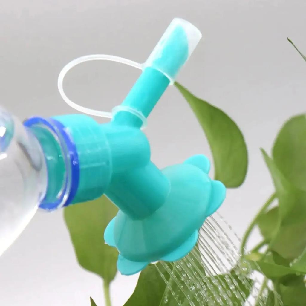 1 szt. - Dwuwężykowy plastikowy zbiornik na wodę dwa w jednym, ogrodowe gospodarstwo domowe narzędzie ogrodnicze, używane do podlewania roślin doniczkowych i zewnętrznych