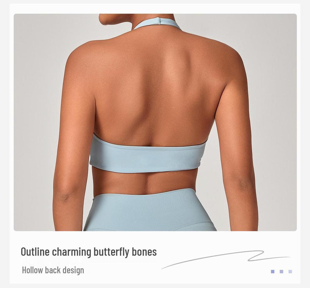 Cross-Border Sports Breathable Yoga Bra - Hanging Neck, Beautiful Back, Outdoor Running & Fitness Top