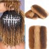 Cabello Afro Rizado Grueso sin Adhesivo Rebecca Afro Rizado Grueso Cabello Humano Virgen Remy Dreadlock 50G/Paquete Trenzas Destacadas