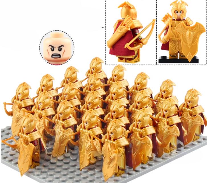 Spartan Warrior Toy Set: 21-Piece Roman Warrior Series for Kids