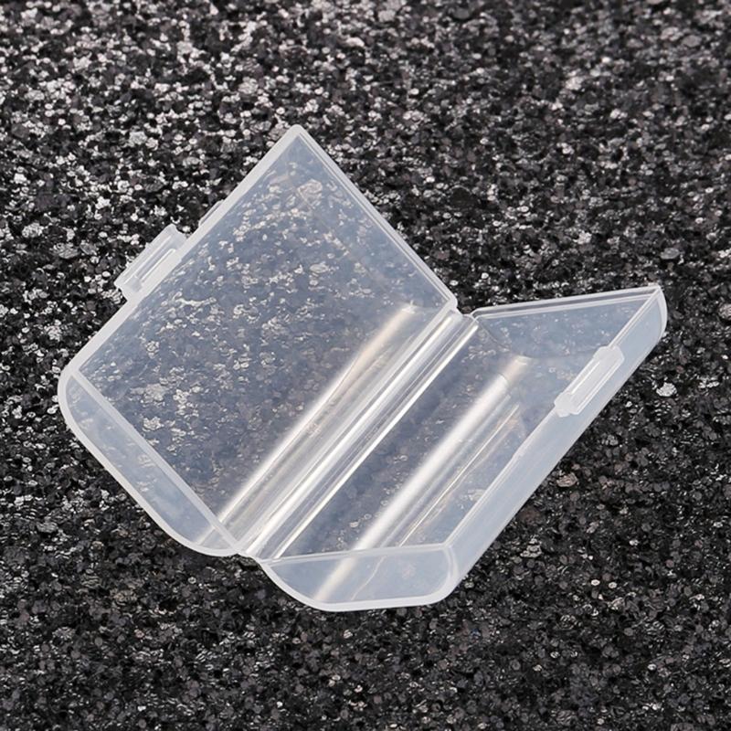 AA Battery Protections Box 2-Channel Storage Box Organizers Pouch Protective Cover Suitable for 1~2pcs AA Batteries