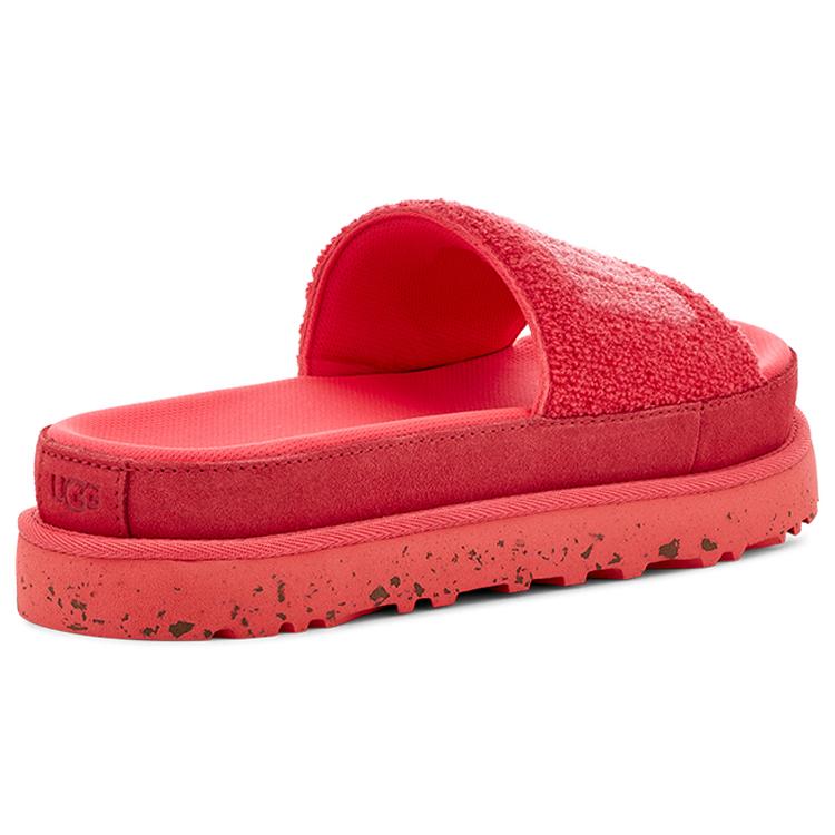 UGG Rubber Sole Slide Slippers Women's Hibiscus Pink 1126350-HPTY
