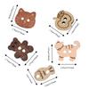 20 Pcs Bear Cat Shape Buttons Wooden Sewing Buttons Creative Projects Fish Buttons  Clothing Sewing