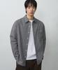 DRAW FIT Lowen One-Pocket Crop Check Shirt [Vintage Blue]