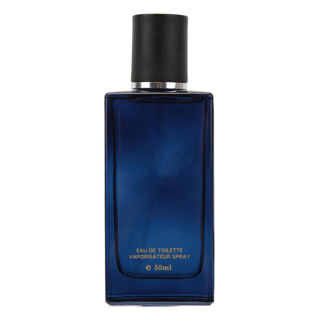 55ml Cologne Men Perfume Long Lasting Light Woody Fragrance Male Perfume for Dating Blue