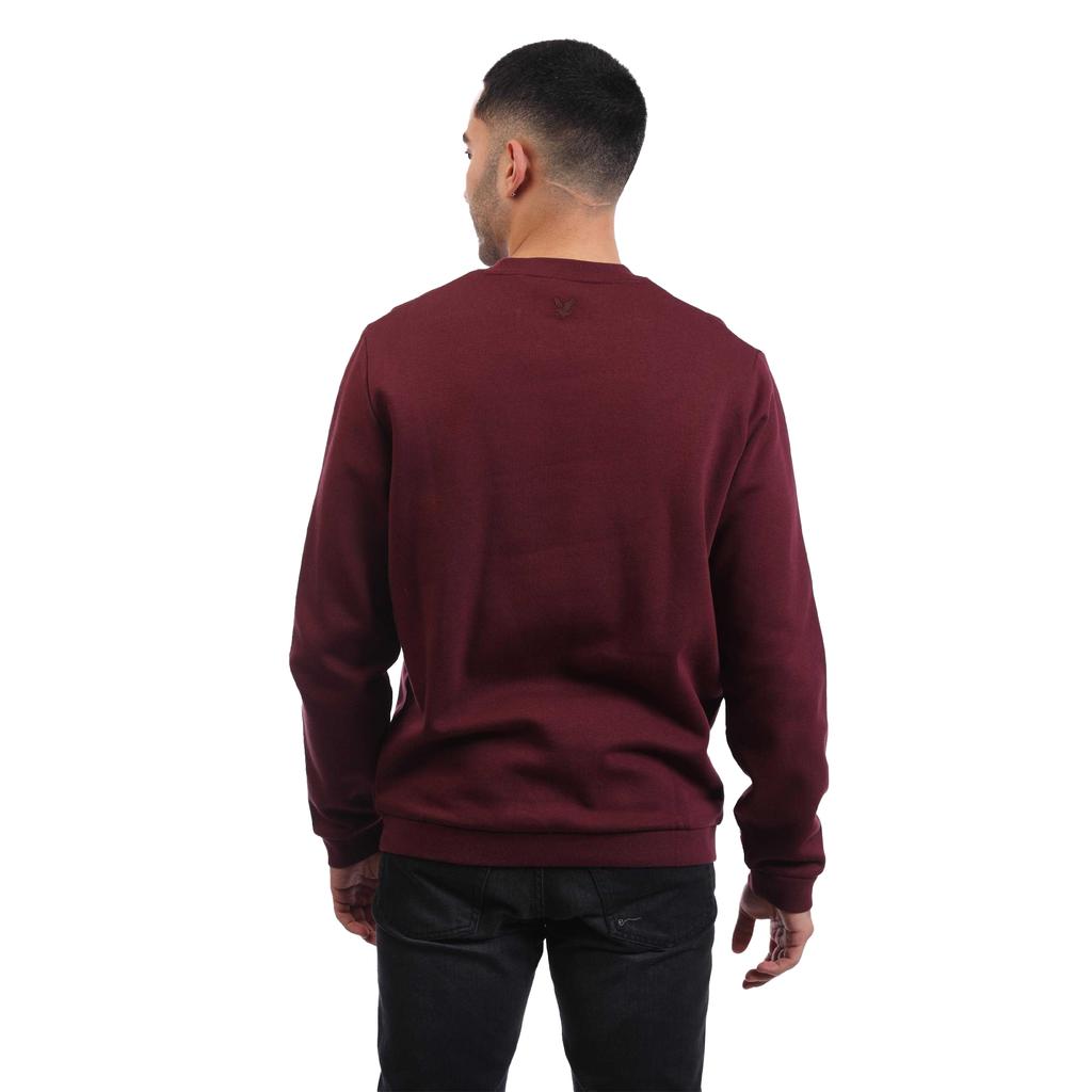 Lyle & Scott Mens Logo Brushed Back Crew Neck Jumper