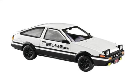 AOSHIMA The Snap Kit Series CM1 Initial D Hachiroku Scale Plastic Model No. Takumi's 1/32 Color-coded