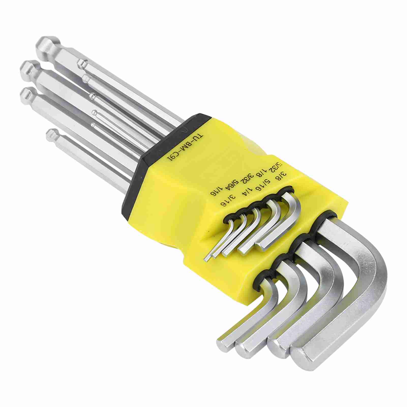 

Набор шестигранных ключей с шаровым наконечником, 9 шт., Профессиональный ремонтный набор, Ручной инструмент