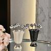 6Pcs New Stainless Steel Fruit Forks Set INS Ceramic Jar Dessert Forks with Holder Light Luxury Home Decoration