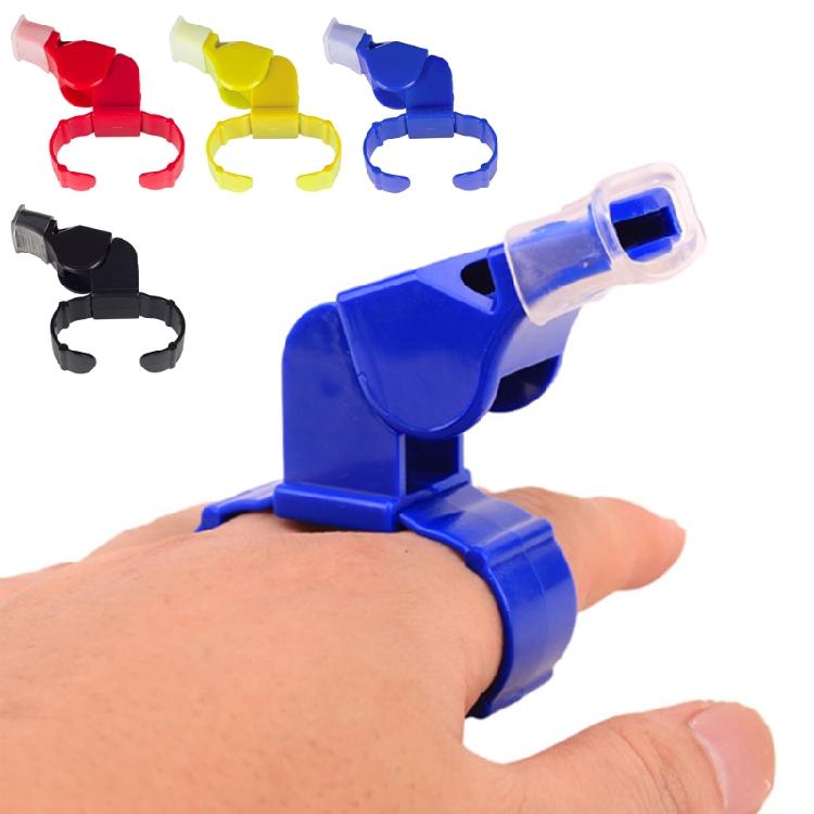 Plastic Finger Grip Sports Outdoor Football Referee Cheerleading Mouth Whistle