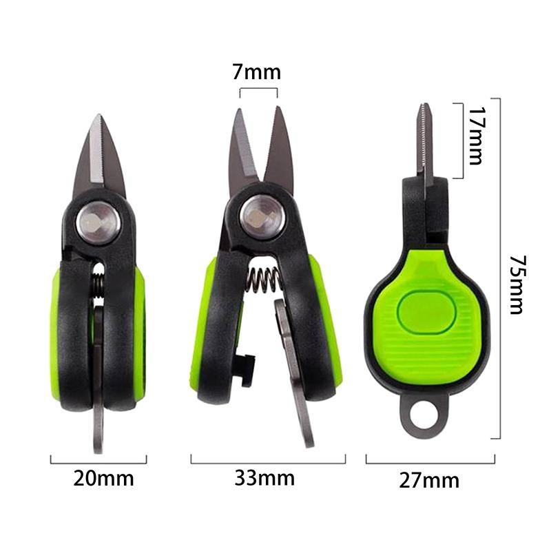 Fishing Special Small Scissors Special For Cutting Carbon Line Pe Line Nylon Line Lead Luya Small Scissors With Keychain