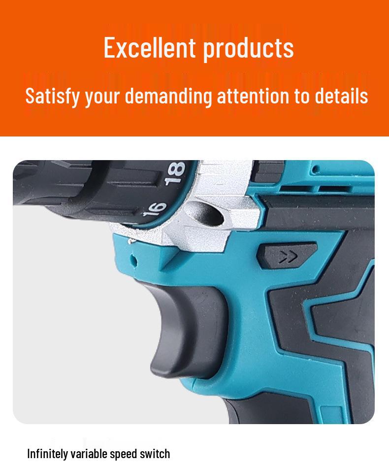 Multifunctional Rechargeable Lithium Drill & Screwdriver Set