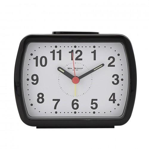 Hometime Qtz Alarm Bell Oblong Black