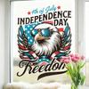 White-headed Eagle Independence Day Glass Coating Kitchen Bathroom Living Room Bedroom Stickers