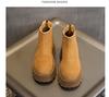 2024 Autumn/Winter Women's Thick-Soled Cow Suede Ankle Boots: Versatile, Height-Increasing, Warm Martin Style