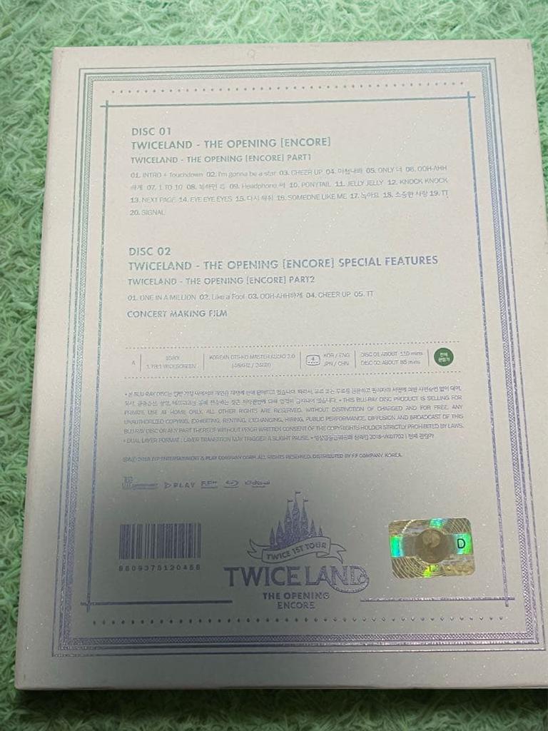 [USED] TWICE LAND - THE OPENING [ENCORE] DVD