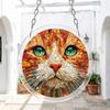 Acryl Sonnenfänger Puzzle Bunte Fensterdekoration mit Aufhängekette DIY Sonnenfänger Set für Erwachsene Haus Garten Dekoration