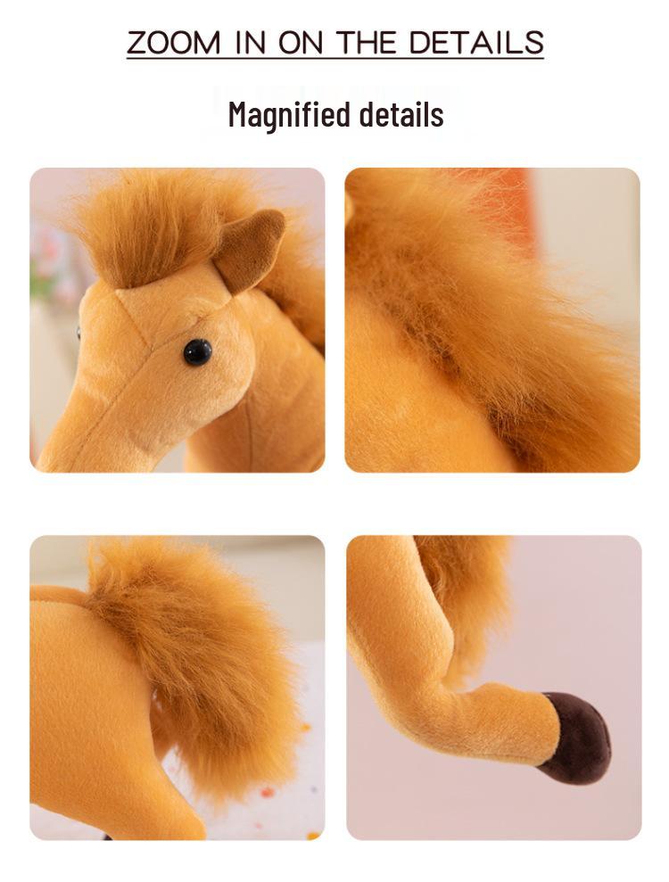 Year of the Horse Pony Plush Toy - Children’s Horse Doll & Photo Prop