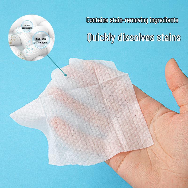 Portable Disposable Stain Remover Wipes for Clothing, Jackets & Shoes