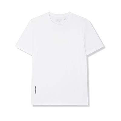 Fila Weiße Serie Einfach Lässig Einfarbige Atmungsaktives T-Shirt Herren Oberteile F11M513102F-WT