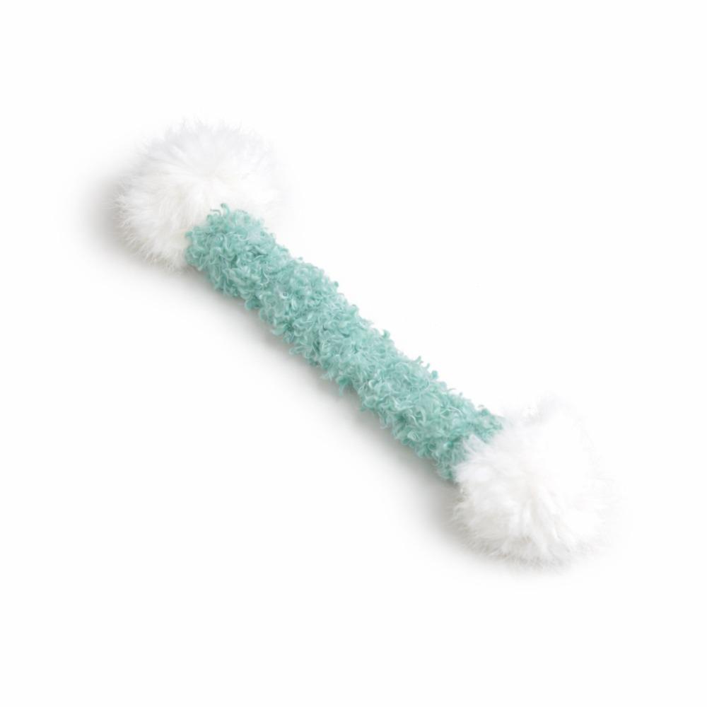 Scratch Resistant Self-play Cat Chew Toy Soft Comfort Cat Teaser Stick Boredom Play зелёный
