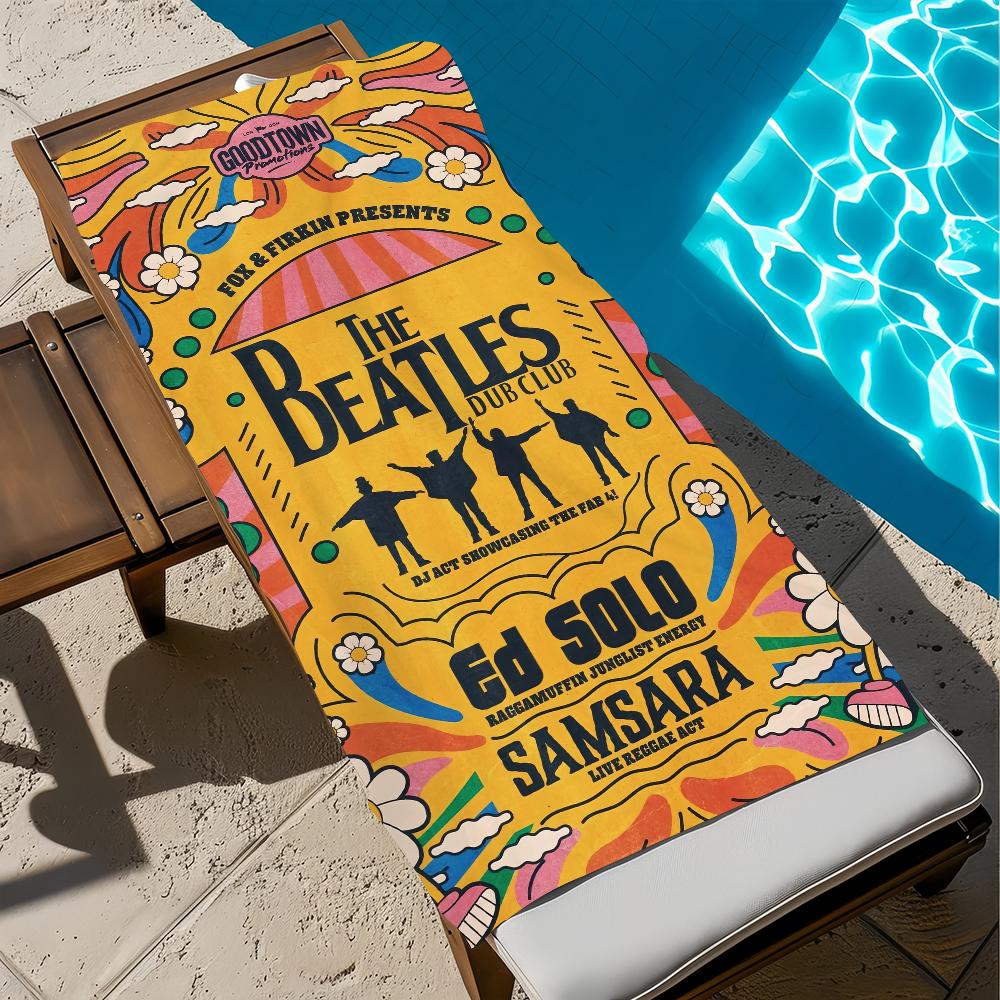 The B-beatles-s singer Towel Beach Quick Dry Soft Pool Towels Gift for Travel Gym Shower Camping sports