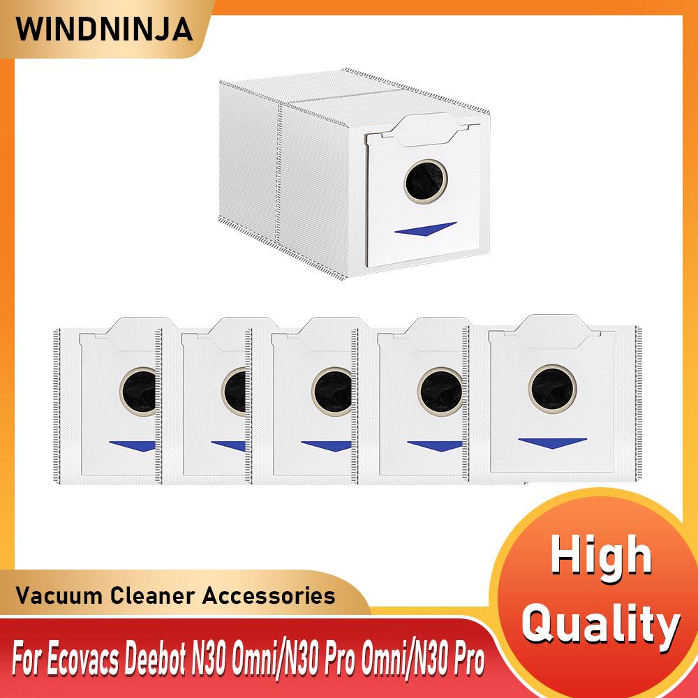 Dust Bags For Ecovacs DEEBOT N30 Omni N30 Pro Omni N30 Pro Sweeping Robot Vacuum Cleaner Spare Parts Trash Bag Home Accessories