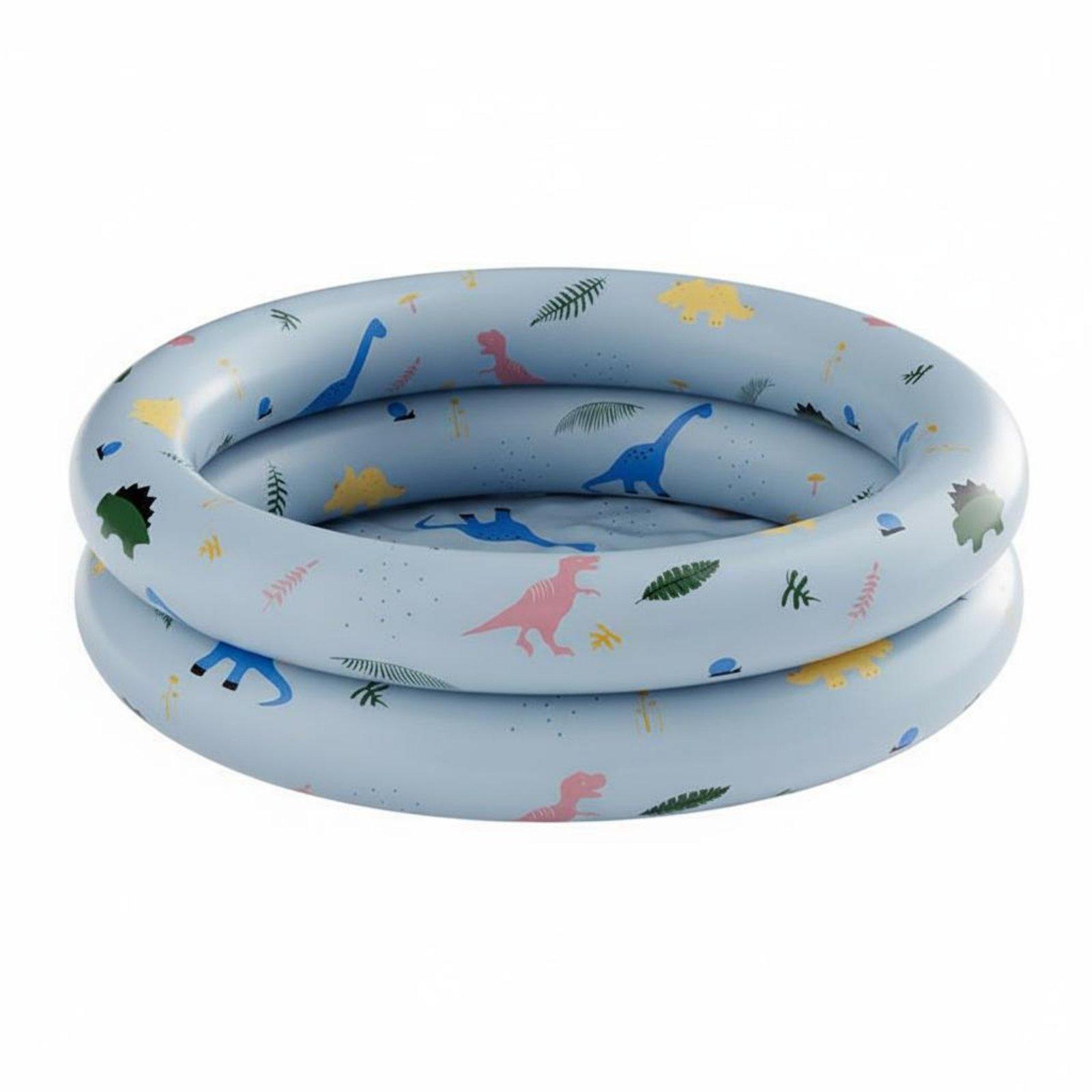 

Round Inflatable Pool Retro Design Inflatable Swimming Pool Children s Sphere Play Area Thickened PVC Long-Lasting for Children