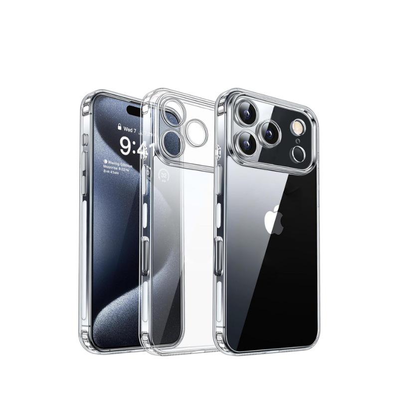 Apple iPhone 17 Case with Built-in Airbag, Drop-proof, Anti-slip, Soft, Transparent; Compatible with iPhone 13, 15 Pro, and 16.