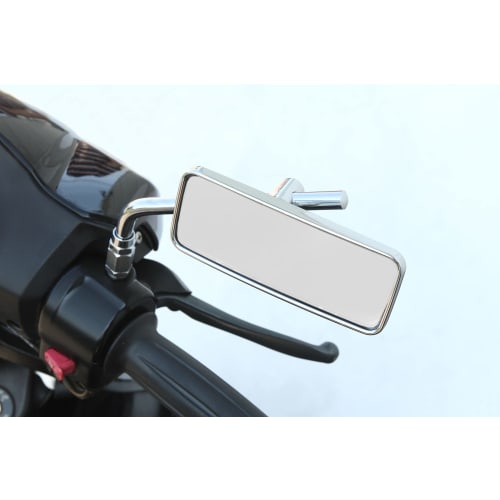 TANAX Bike Mirror Napoleon Little Mirror Chrome Plated Left and Right Common 10mm Thread Diameter Conversion Adapter Included AVA-101-10
