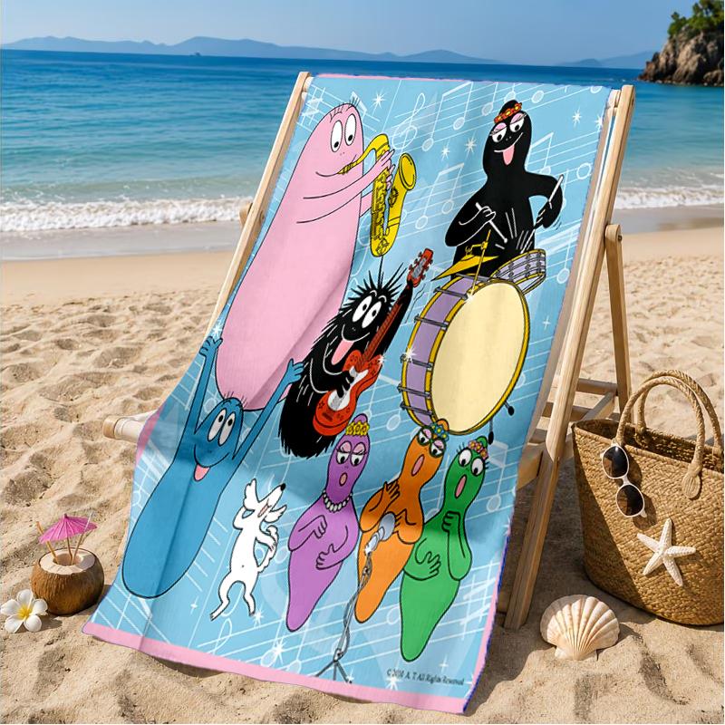 Happy Birthday Bar-bapa Beach Towel, Microfiber Beach Towel, Perfect For Pool, Beach, Travel, Home Decor Beach Party Fan gifts