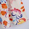 Floral Print Women Dress Turn-down Collar A-Line 45720 Sleeve Single-breasted Mid-Calf Shirt Dress