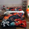 Fiery Mythical Creatures Bedding Duvet Cover Sets Duvet Covers Pillowcases Gifts (1 * Duvet Cover 2 * Pillowcases, Without Duvet Insert)