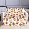 Christmas Cookie Pattern Blanket Design Patterned flannel blanket perfect for the bedroom living room, sofa, or a little nap