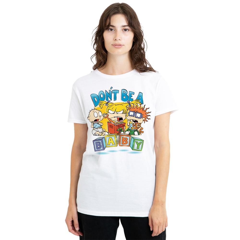 Rugrats Unisex Adult Don´t Be A Baby Blocks T-Shirt