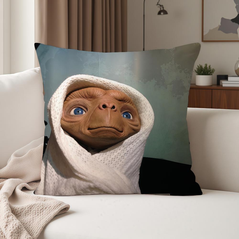 Cute Alien E Pillow Case Suitable For Bedrooms Living Rooms Cars Home Decoration