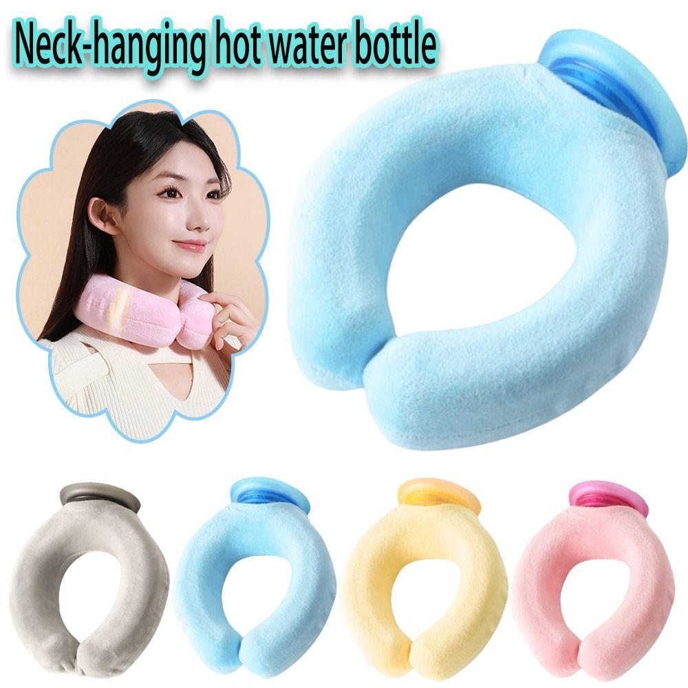 Neck-hanging Hot Water Bottle U-shaped PVC Cold Water Bag New Neck Protection Hot Water Bottle