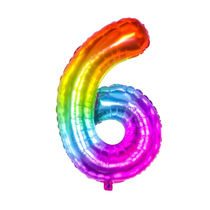 40inch Number Aluminum Foil Balloons 0 1 2 3 4 5 6 7 8 9 Years Old Balloons Child Adult Birthday Wedding Decor Party Supplies