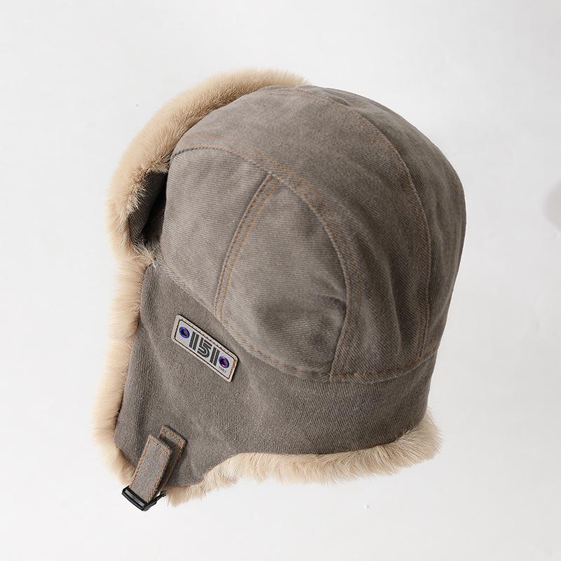 Winter Lei Feng Hat: Thick, Windproof, Ear-Protective Hat for Men and Women, Perfect for Cycling and Cold Weather