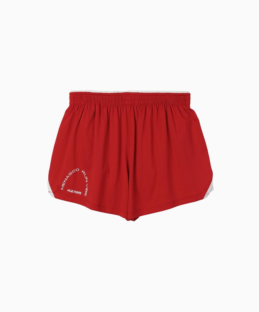 Minasu Mesh Runner Soft Shorts_Red