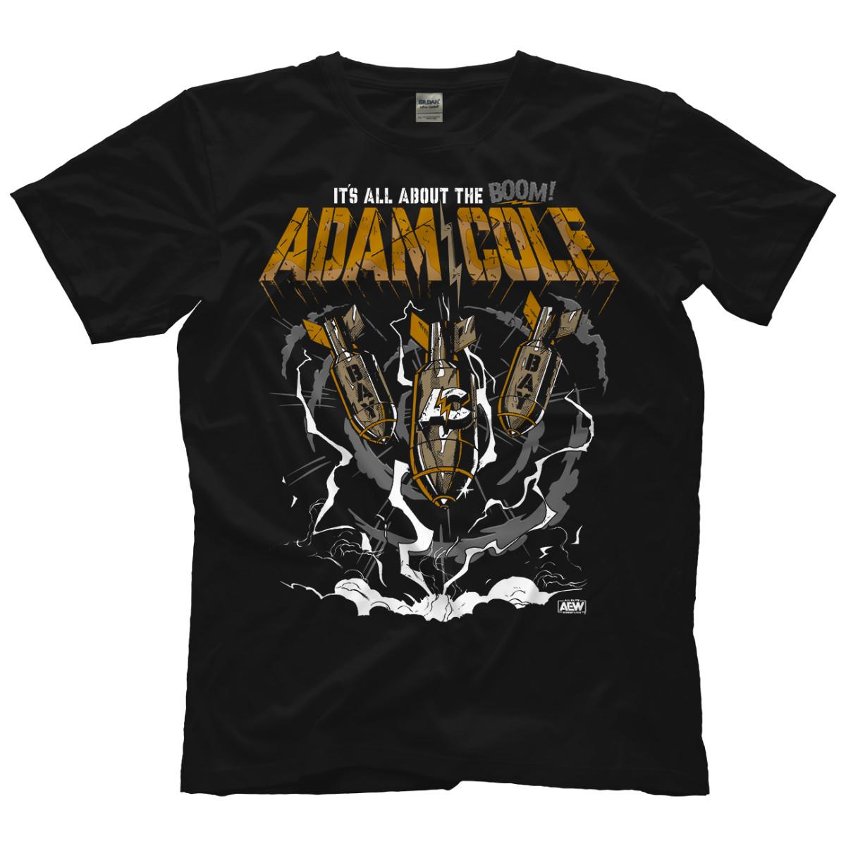 Adam Cole - Airstrike AEW Official T-Shirt S разноцветный