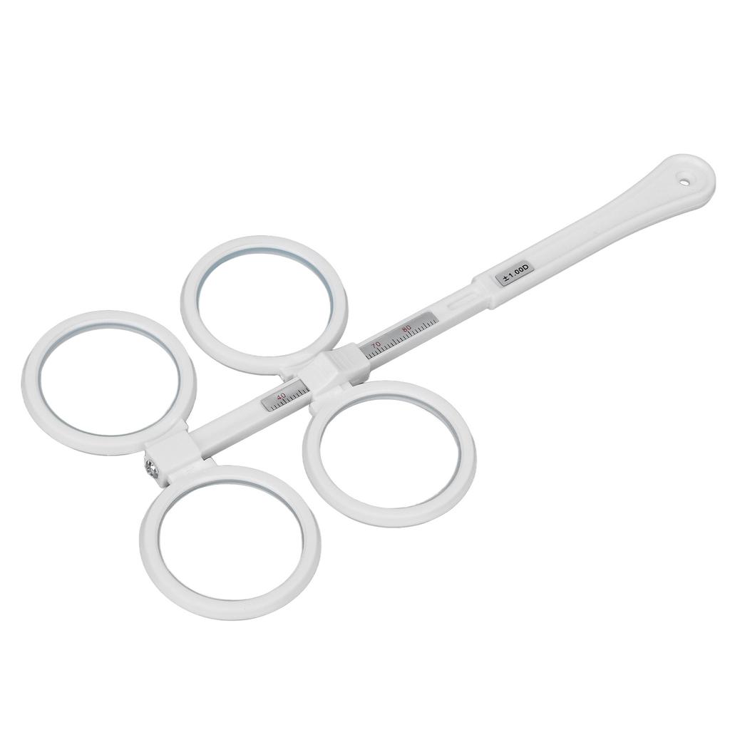 Optický flipper Plastový Nastavitelný Optometrický Flipperový Objektiv Přístroj s Kartou pro Zrakový Test pro