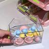 Tea Bag Storage Box Organizer Office Tea Room Desktop Transparent Drawer Box Storage Rack Large Capacity Bar Counter Coffee Rack