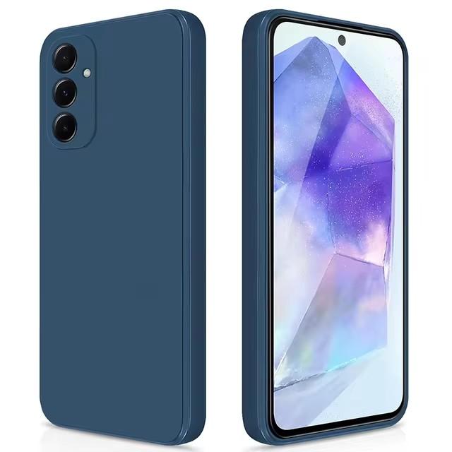 Funda For Samsung A55 5G Case For Samsung Galaxy A55 A54  A 55 5G Cover Funda TPU Cases Shockproof Liquid Silicone Soft Cover