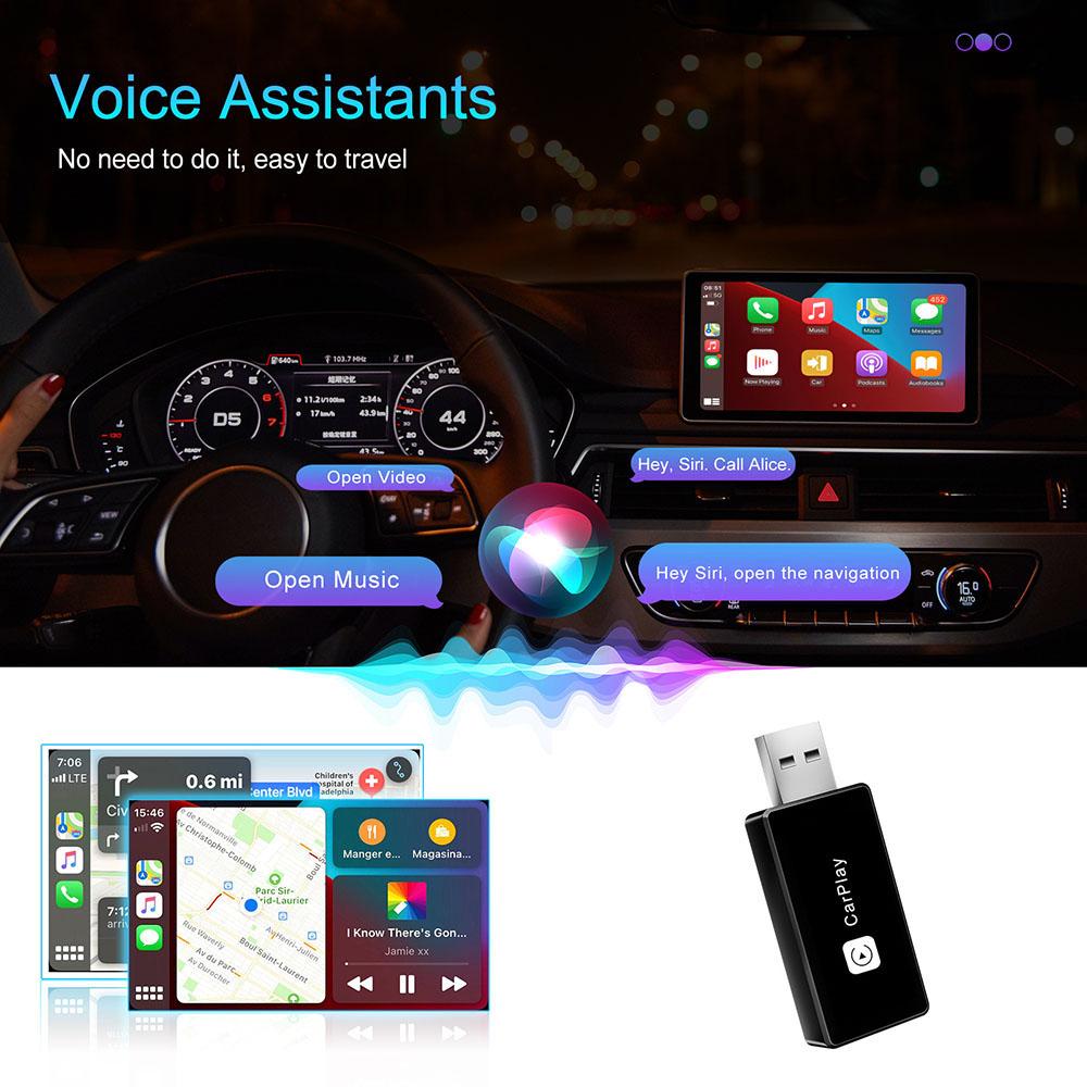 Wireless CarPlay Android Auto Wireless Adapter 2 In1 WiFi Fast Connect Smart Mini Box Plug And Play Universal Car Accessories