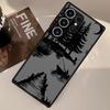 Case for Samsung Galaxy S20 FE S25 Ultra S22 S21 Note 20 Ultra 10+ S26 S23 FE S24 Plus Funda Back Phone Cover Cartoon Forest