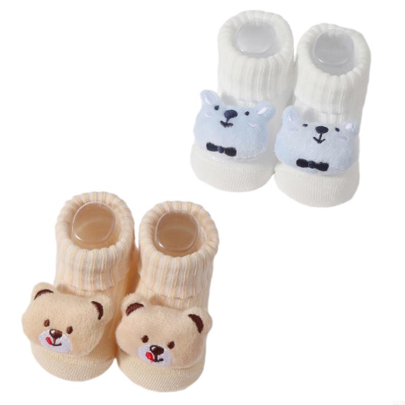 2 Pairs/3 Pairs Baby Ankle Socks Knitted Socks with Cartoon Cotton Socks Soft Socks for Newborns Infant 3-12 Month