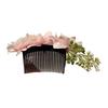 Hairpin 3D Artificial Flower Decor Hair Comb Easy To Wear Broken Hair Fixer Outdoor Travel Hair Stick Hair