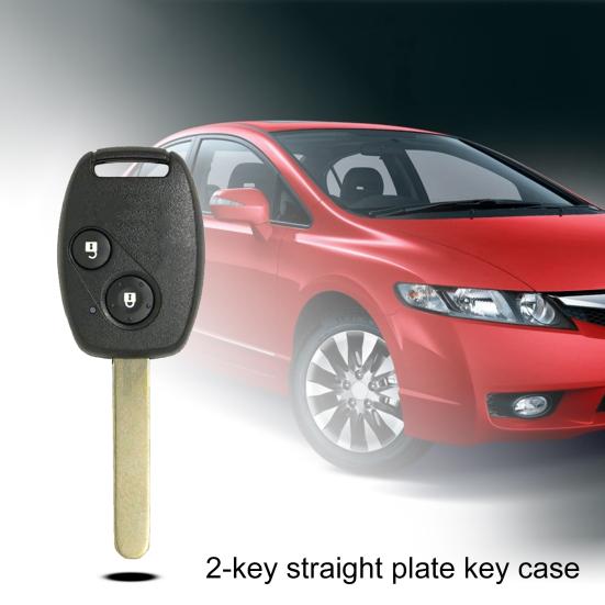 Fob Shell Case Wear-resistant Dustproof ABS Shell 2 Buttons Car Key Case for Honda Civic 2006-2011