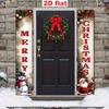 2pcs Christmas & Halloween Large Door Banner 12x70.8in